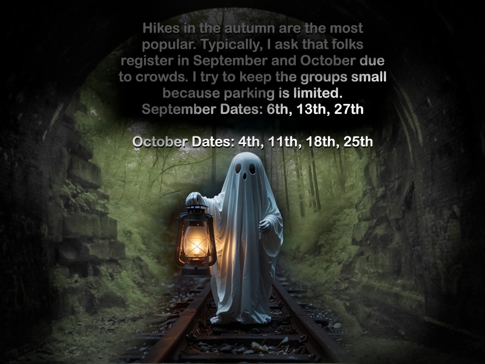 Moonville Tunnel Night Hikes and Paranormal Investigations by Jannette Quackenbush
